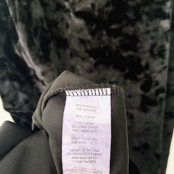 Show Me Your MuMu Black Metallic Choker Dress S - Picture 6 of 6